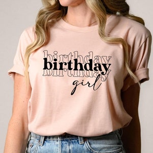Birthday Shirt, Birthday Crew Shirt for Woman, Birthday Party Shirts, Birthday Gift for Woman, Birthday Group Shirts, Birthday Squad Shirts