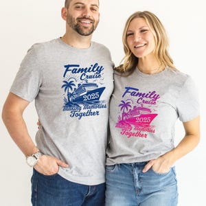 Family Cruise 2025 Shirts, Adults Kids Family Cruise T-shirt, Matching Family Cruise Shirts and Hoodies, Making Memories Together Tees