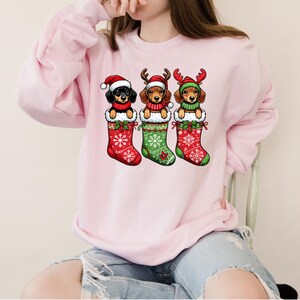Dachshund Christmas Sweatshirt, Dog Christmas Sweatshirt, Dachshund Lover Sweatshirt, Dachshund Sweatshirt, Dachshund Shirt, Christmas Shirt