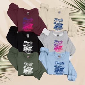 Family Cruise 2025 Sweatshirts, Adults Kids Family Cruise T-shirt, Matching Family Cruise Shirts and Hoodies, Making Memories Together Tees