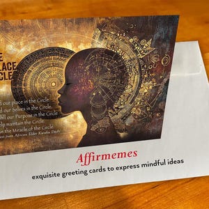 Affirmemes - cartões de felicitações requintados para expressar ideias conscientes