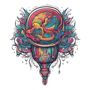 Premium Tattoo SVG Einzigartige Designs | Schablonen und Clipart für Personal und Merch Art für Shirt | Hochwertige Dateien zum Sofortdownload