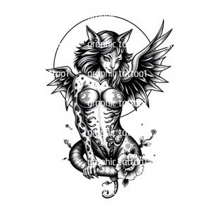 Unisex Tattoo Digital Download | Unique Creative Art for DIY Projects, Instant Design for Tattoo Enthusiasts & Artists
