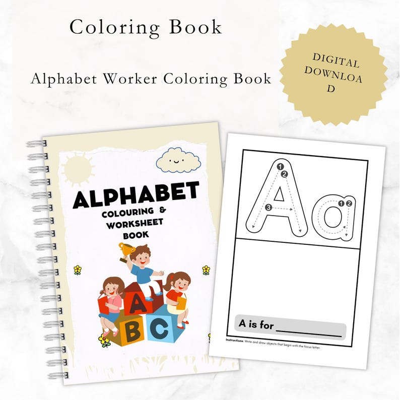 Fun & Engaging Kids Coloring Pages Set | 27 Printable Sheets for ...