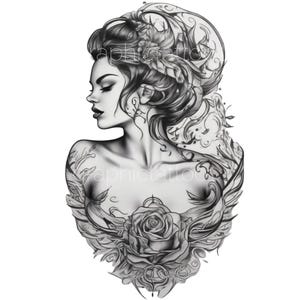 unique  Tattoo Design - Download High Resolution Digital Art PNG  Transparent Background