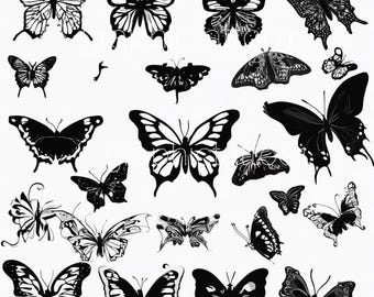 Monarch SVG Bundle | Butterfly SVG, Digital Download, Laser Cutting File & Engraving Graphics for Crafts