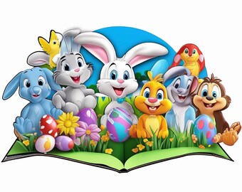 Ostern Malbücher für Kinder - 10er-Pack Aktivitätsbücher, perfekte Osterkorb-Stoffe und Partygeschenke für Kinder im Alter von 2-12 Jahren