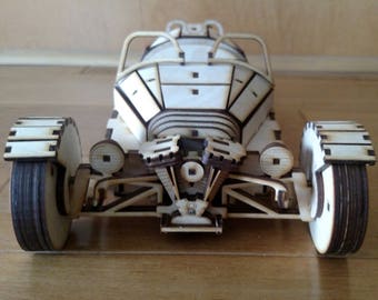 Morgan 3-Wheeler Wooden Model Kit