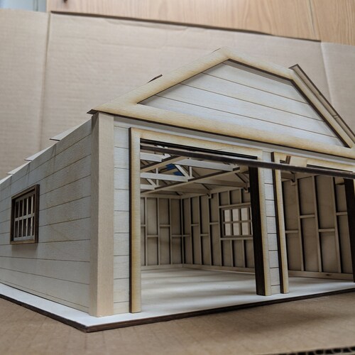 1/2 Scale Dollhouse Garage Kit Etsy