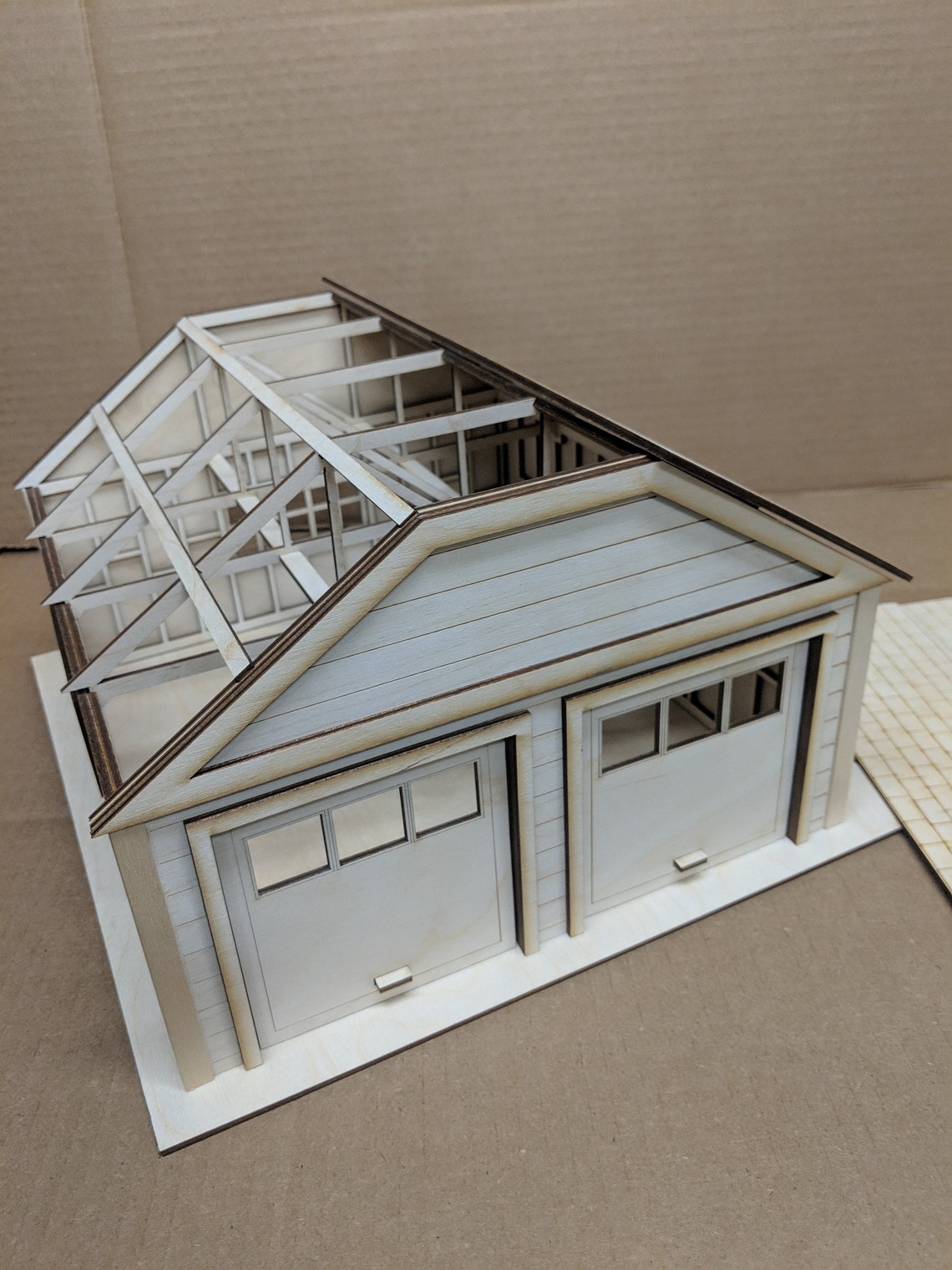 1/2 Scale Double Garage Kit Etsy Canada