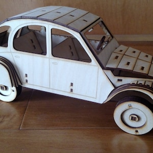 Citroën 2CV Fourgonnette 1/34 Welly - Maquette voiture - Maquette