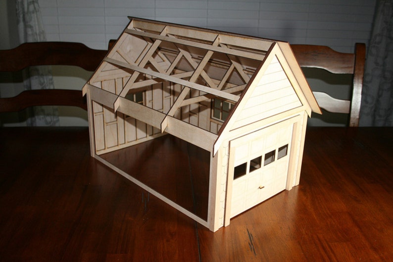112 Scale Dollhouse Garage Kit Etsy