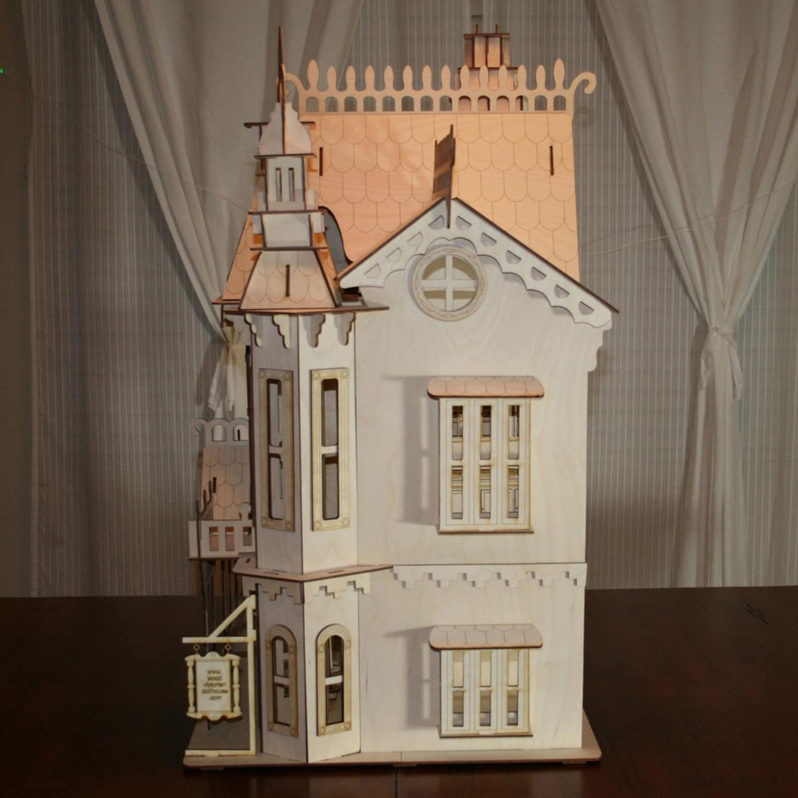 Large Victorian Dollhouse Kit Etsy