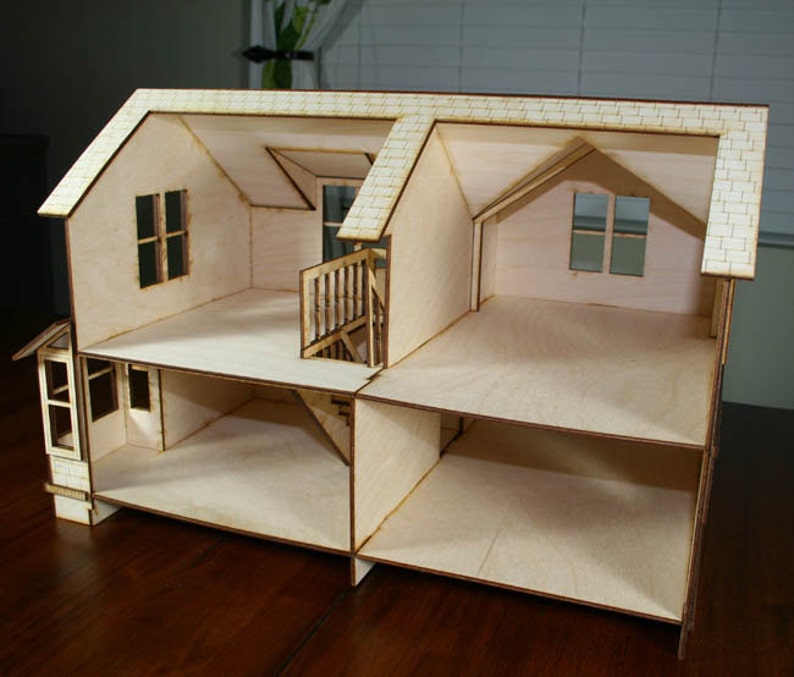 Crockett Victorian Dollhouse Kit 1/2 Scale Etsy Canada