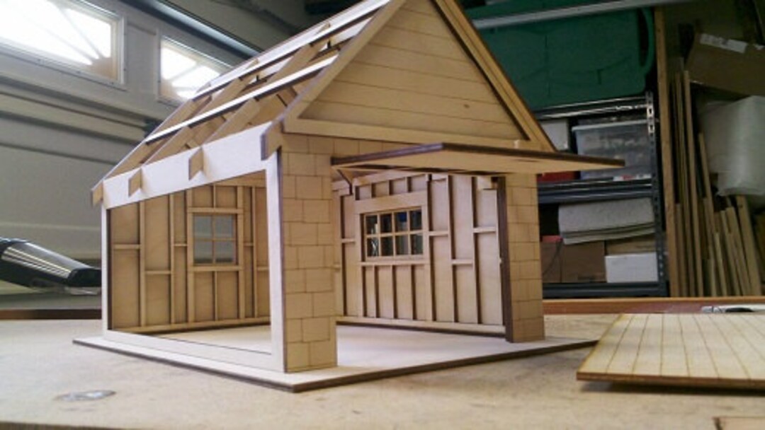 1/2 Scale Dollhouse Garage Kit Etsy