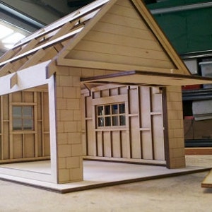 1/2" scale Dollhouse Garage Kit