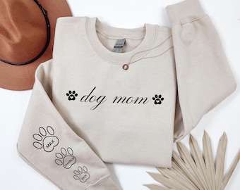 Dog Mom Sweatshirts, Custom Dog Mom Shirt, Dog Mom Shirts, Womens Sweatshirts, Dog Mom Tshirt, Dog Mom Gift, Dog Mom Tee, Mother's day gift