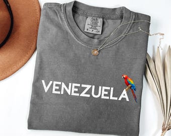 Comfort Colors® Venezuela Hasta El Final Tshirt, Trendy Venezuela 2024 Shirt, Con Venezuela, Gift For Venezuelan, Venezuela shirt