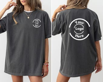 Comfort Colors Custom Logo Shirt: Personalized Graphic Tee