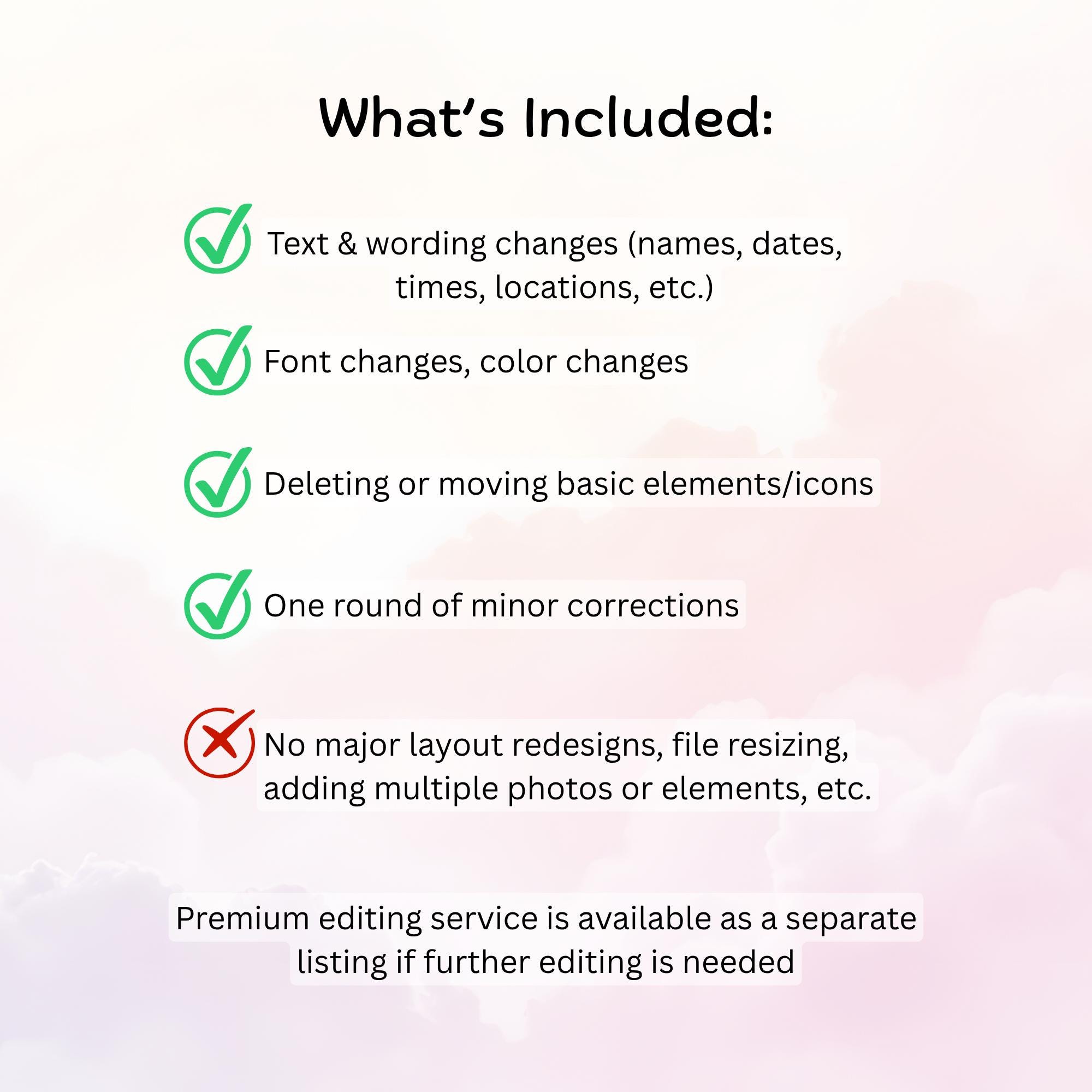 Standard Custom Editing Add-on for Templates | Personalized Template ...