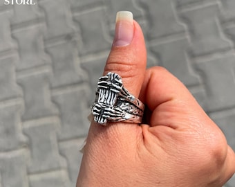 Gothic Sarg Ring: Schauriger Punk Statement Schmuck