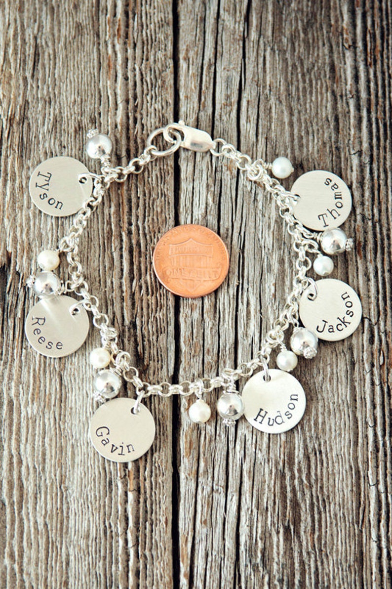 Grandma Charm Bracelet Gifts for Grandma Mothers Bracelet Etsy