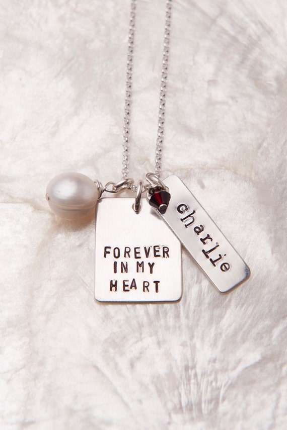 Forever in My Heart Birthmom Necklace 