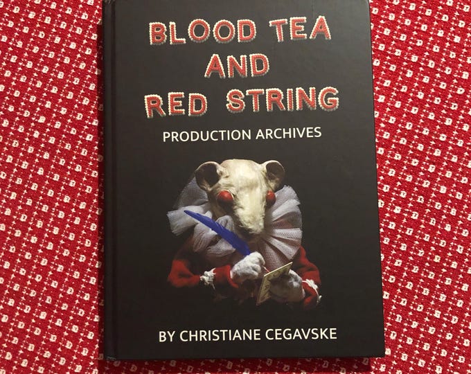 Featured listing image: PREORDER Blood Tea and Red String Production Archives - Signed Hardbound 20th Anniversary Edition