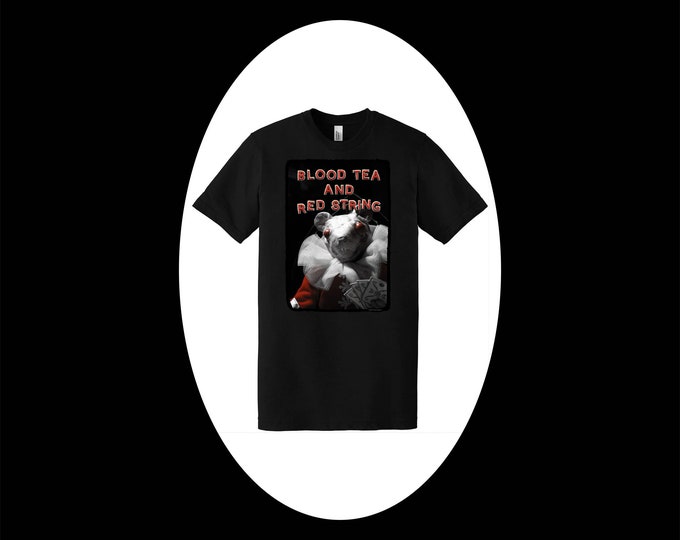 Featured listing image: Blood Tea and Red String Mouse Shirt LOW STOCK ALERT Limited sizes remaining!