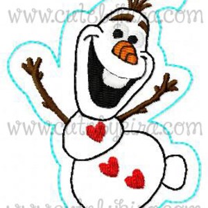 Frozen Olaf Cold Snowman(2 Versions) Lollipop Sucker Valentine Feltie ...