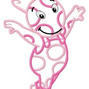 Uniqua Embroidery Design