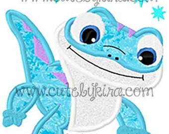 Congelato 2 Bruni Salamander Applique Machine Ricamo Macchina Design (DIGITAL ITEM)