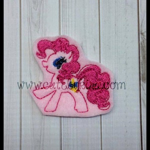Pink Pony Feltie Stickmuster