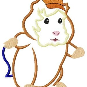 Lenny Applique Embroidery Design