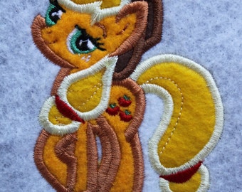 Apple Pony Embroidery Design