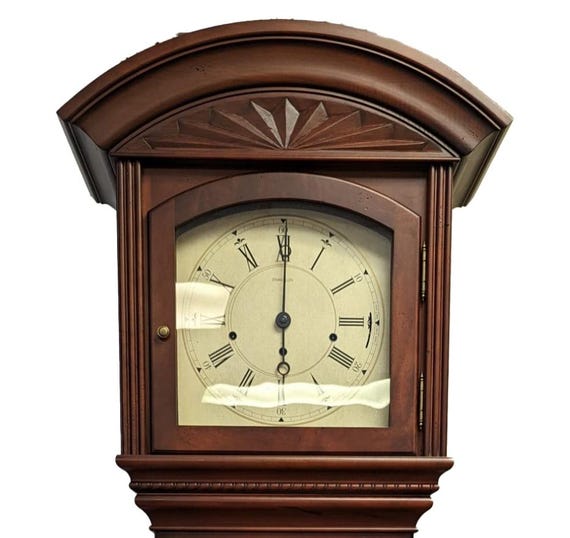 Ethan Allen Contemporary Pinch-waist Grandfather Clock - Etsy