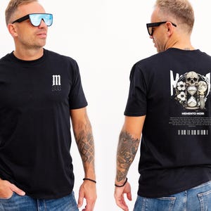 MEMENTO MORI Unisex Tee, Tshirt, Shirt, Top, Reminder, Gothic Shirt, Halloween Tee