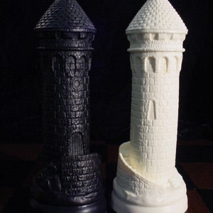 MEDIEVAL CHESS SET 9 King Arthur Plain Ebony & Ivory look, Made 2 Order Only. No Stock. Check delivery date. Contact me 4 more info. image 7