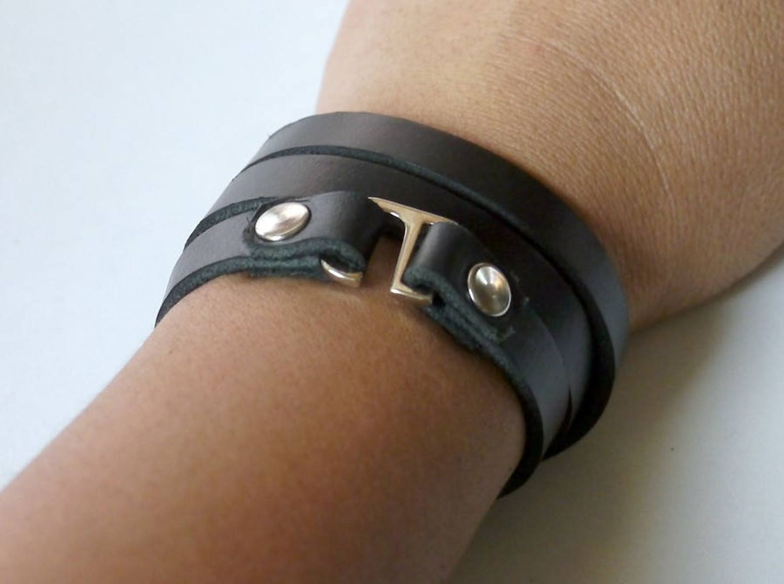 Leather Wrap Bracelet/ Wrap Bracelet/ Leather Cuff Bracelet/ Etsy