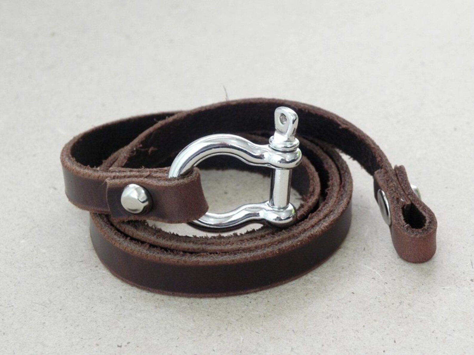 Leather Bracelet Leather Cuff Wrap Leather Bracelet in Etsy