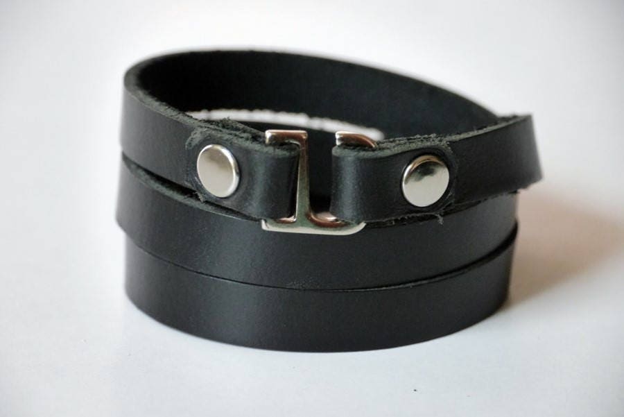 Leather Wrap Bracelet/ Wrap Bracelet/ Leather Cuff Bracelet/ | Etsy