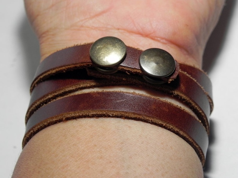 Leather Wrap Bracelet Leather Cuff Women Leather Bracelet Etsy