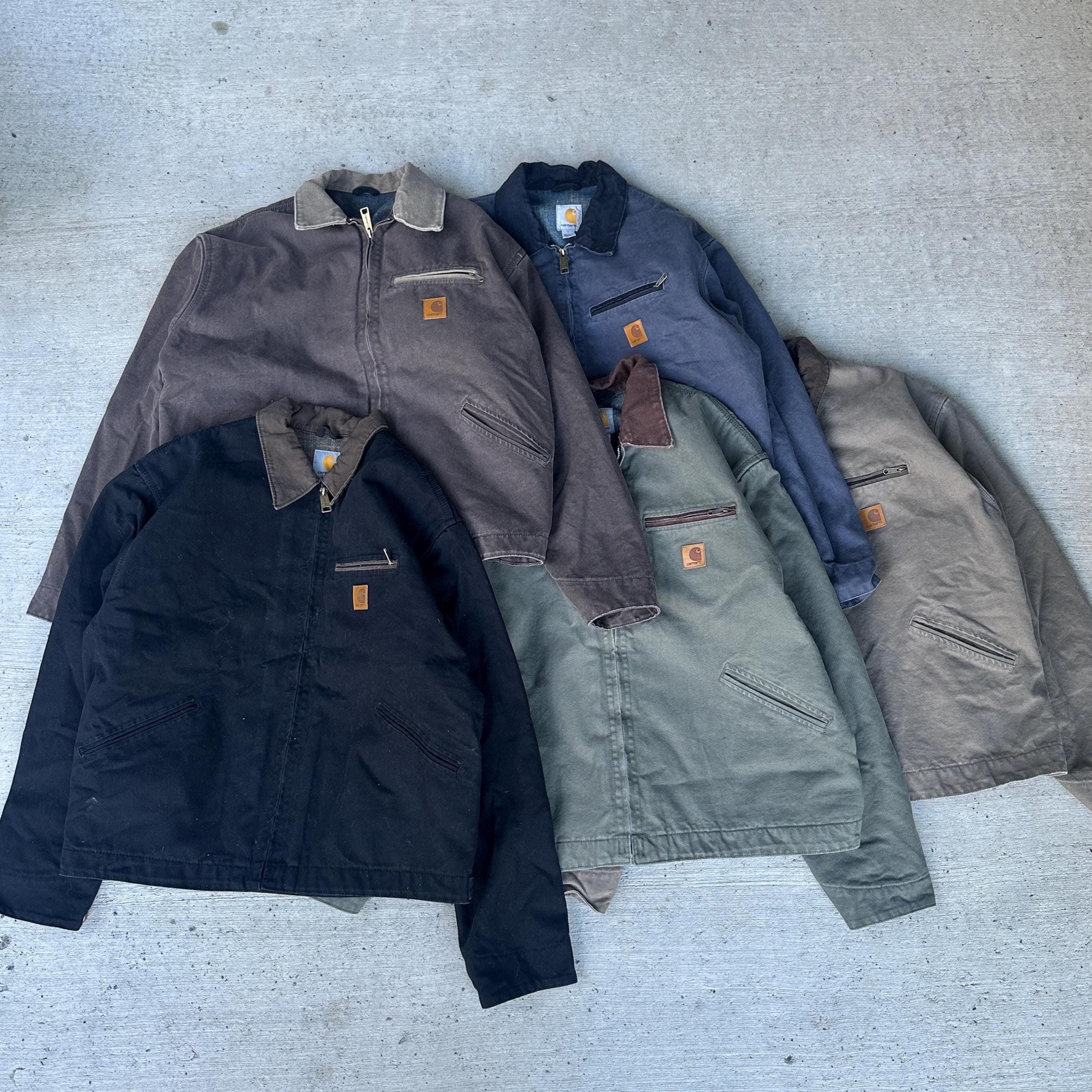 Carhartt Detroit Jacket Navy - Etsy Canada