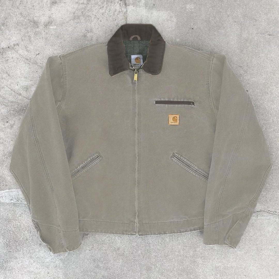 ジャケット・アウター Carhartt / 90's USA J97 detroit jacket Vintage Carhartt Detroit Jacket J97 Large - Brown