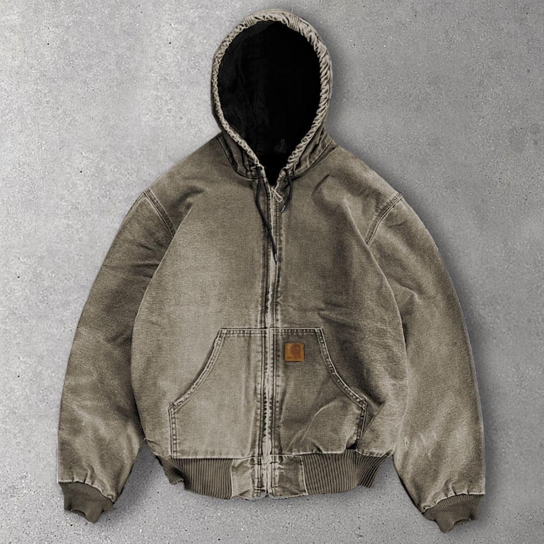 早い者勝ち　90s carhartt active jacket Vintage Crazy Carhartt 90's Rare Active Jacket Size M-L | eBay