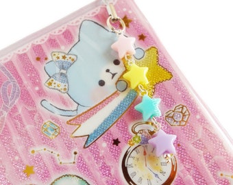 Pastel Star Charm, Charm for Planner, Cell Charm, Bag Charm