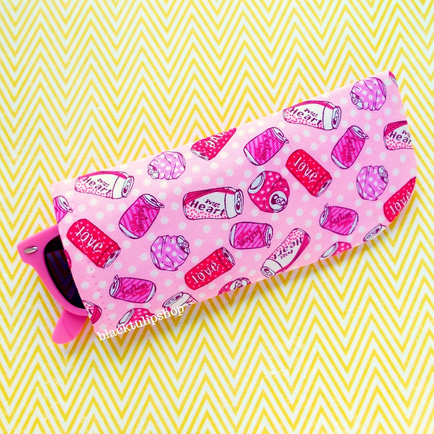 Pink Eyeglass Cases Sunglasses Case Sleeve Soft Lightweight Etsy
