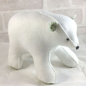 Polar Bear Softie Pattern pdf instant download