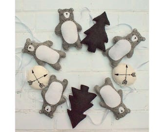 Wilderness Bunting Sewing pdf pattern instant download