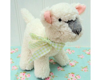 Baby Lamb Softie pdf sewing pattern instant download